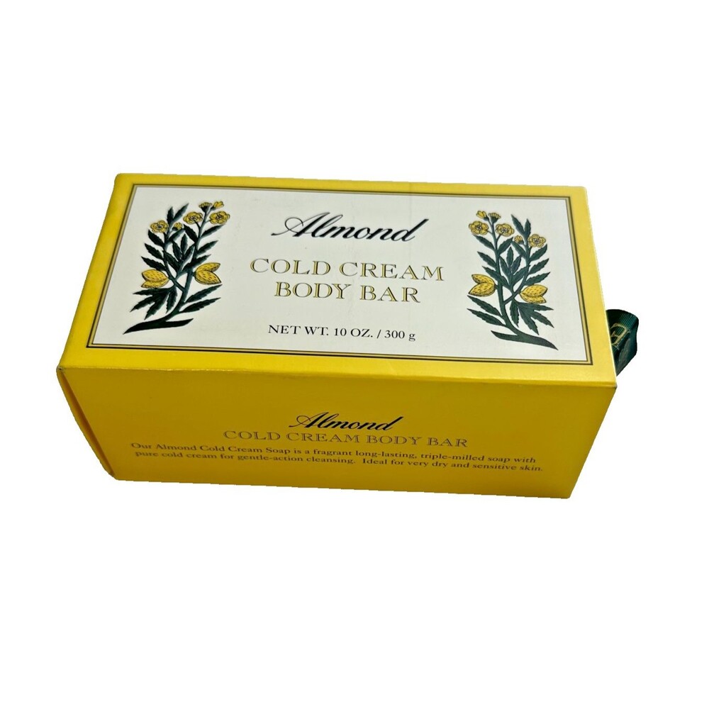 Caswell Massey Almond Cold Cream Body Bar Soap 10 oz 300g NEW SEALED